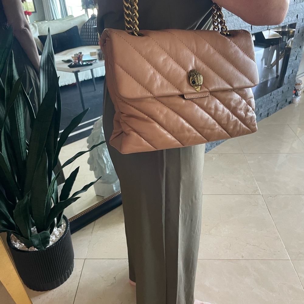 Kurt Geiger Beige Quilted 
Kensington Bag